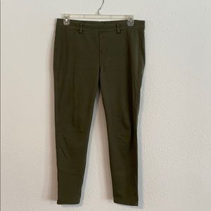2 Skinny Jeggings (grey & green)
